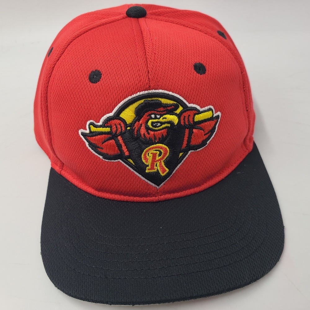 Youth Rochester Red Wings Hat Adjustable OC Sports Red Black Boys MiLB Casual